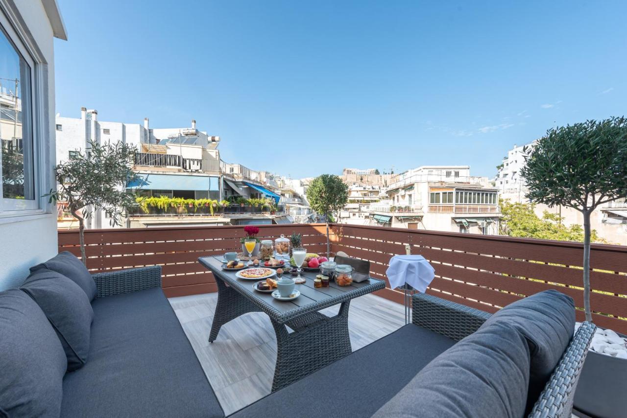Apartamento Acropolis Divine Penthouse Atenas Exterior foto
